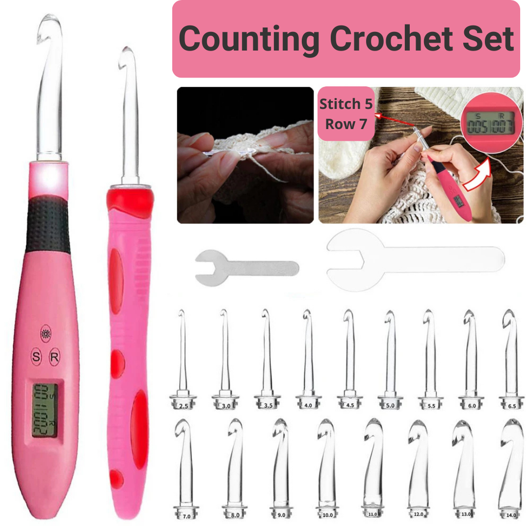 Counting Crochet Set With LED Light